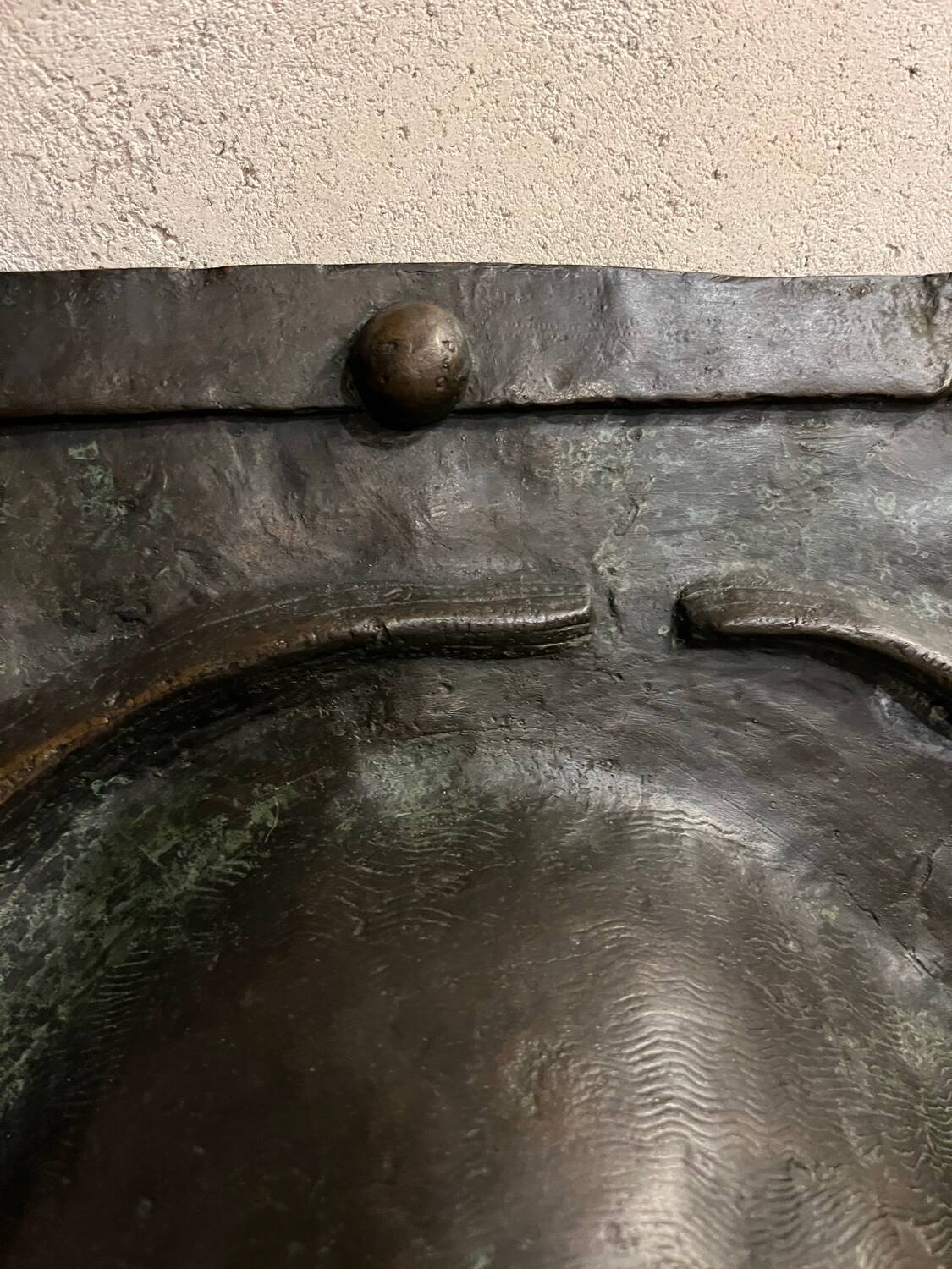 19th century bronze relief