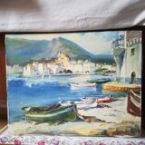 Acrylics on canvas, Cadaques and Tossa de Mar