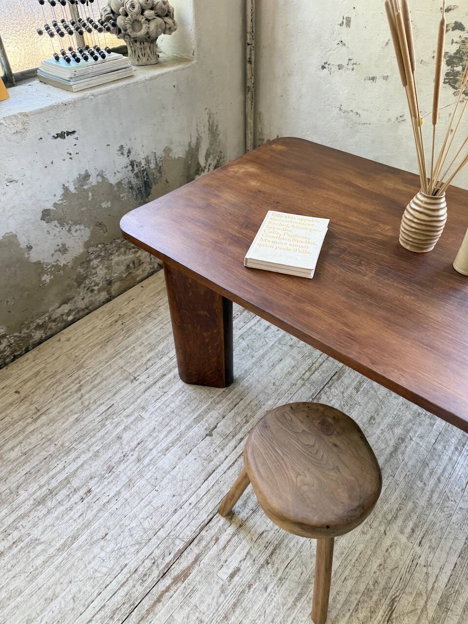 1950s oak reconstruction table