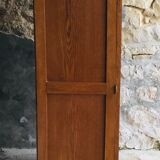 Glass bookcase with compass feet - vintage 1960