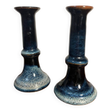Pair of ceramic candlesticks