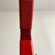 Floor lamp design 80s halogen in red metal, made in Belgium