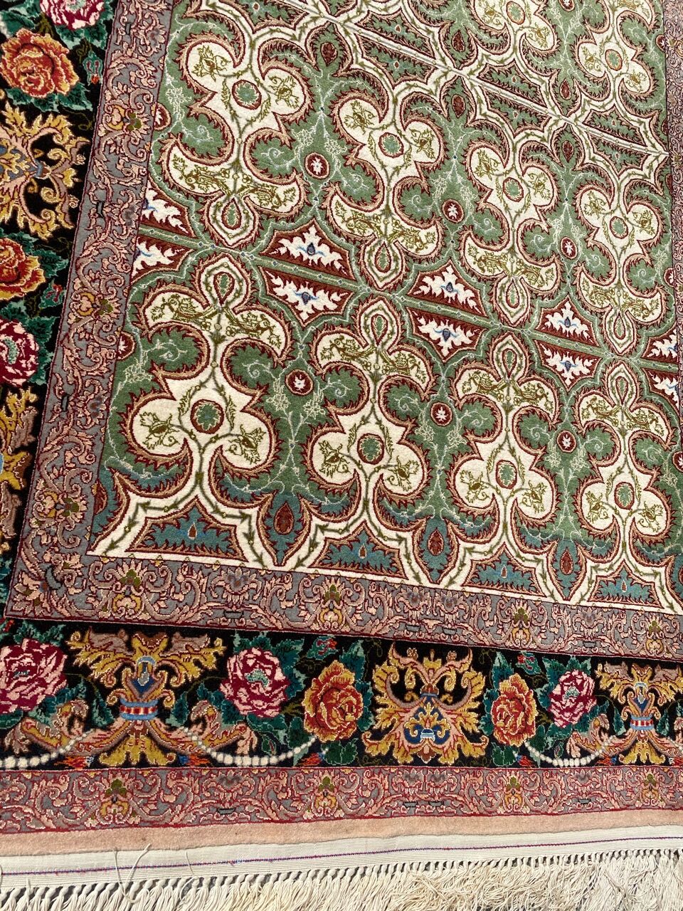 Extra fine Persian carpet Isfahan 110x174 cm