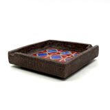 Mid-century space age ceramic ashtray, Aldo Londi Bitossi Italy 1970s