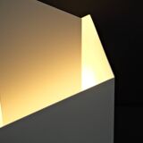 Modernist metal lamp by SCE, France 1950