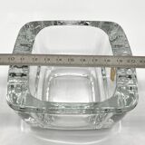 SKLO UNION Ashtray with pestle • 1960 • Czechoslovakia • Pressed glass