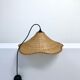 Rattan hanging lamp