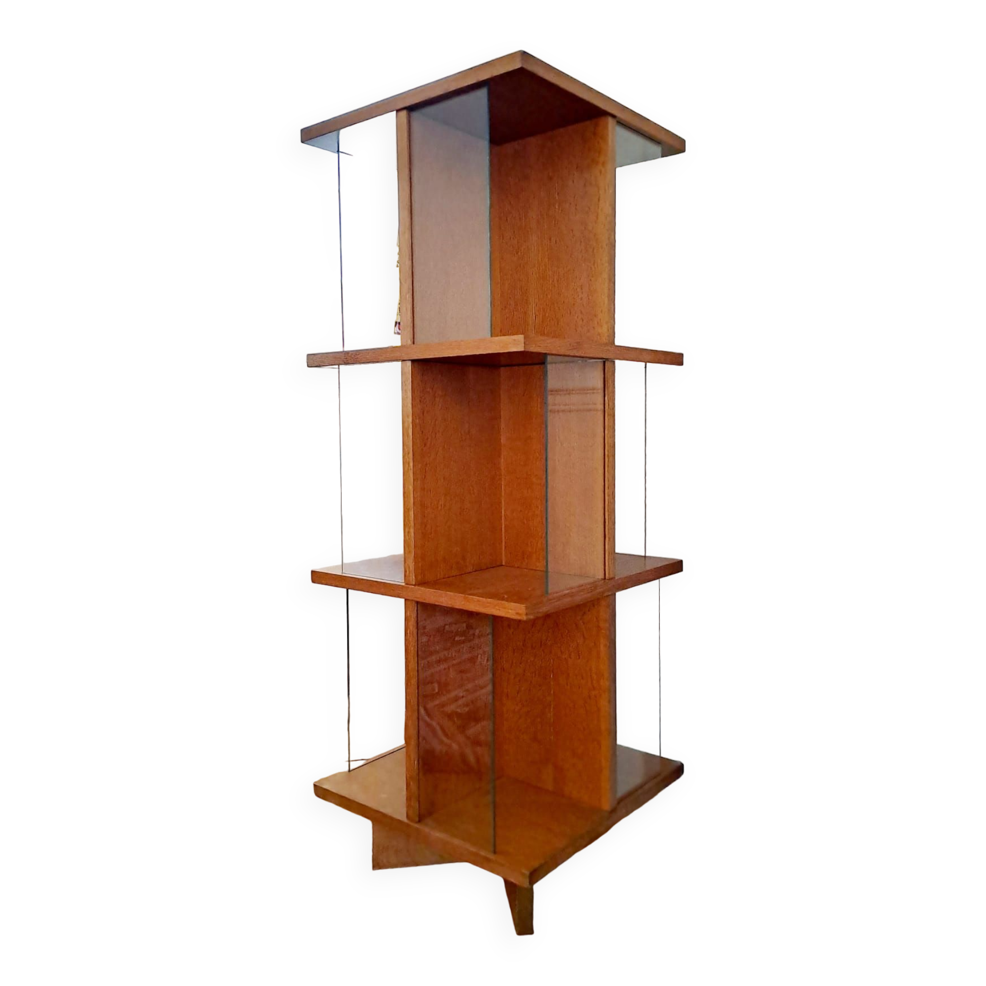 Vintage revolving bookcase