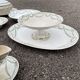 Large service 67 pieces creil and earthenware plates old dishes
