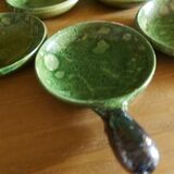 5 cups, Vallauris ceramic pans