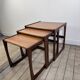 Nesting teak tables g.plan 1960