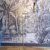 Vintage e-reader floor lamp