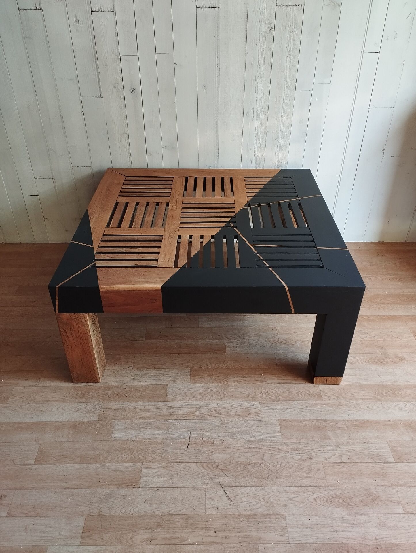 Table basse teck massif