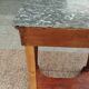 Console ancienne style louis xvi avec plateau marbre
