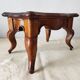 Antique solid wood footstool – Louis XV style, curved legs