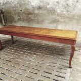 Old table pine dining table 76 x 256 cm