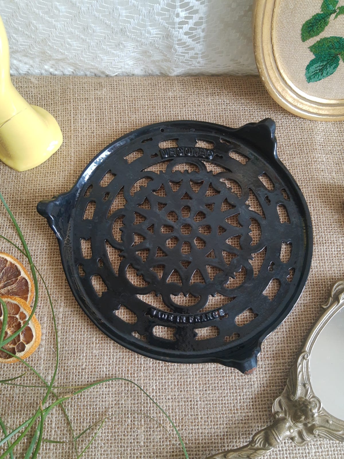 Cast iron underbody Decotec France vintage
