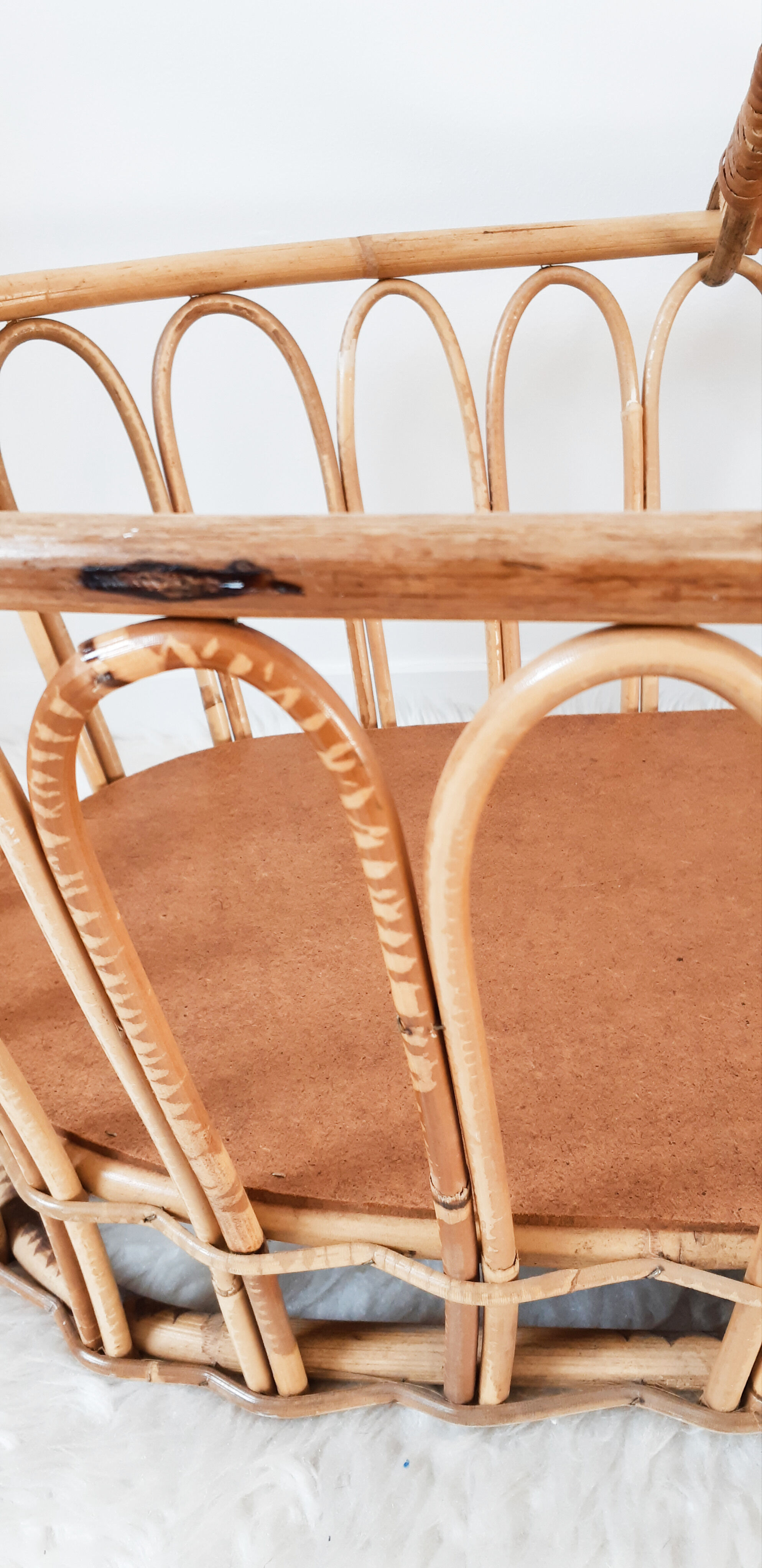 cradle, bassinet, rattan