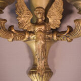 Paire d’appliques murales avec anges