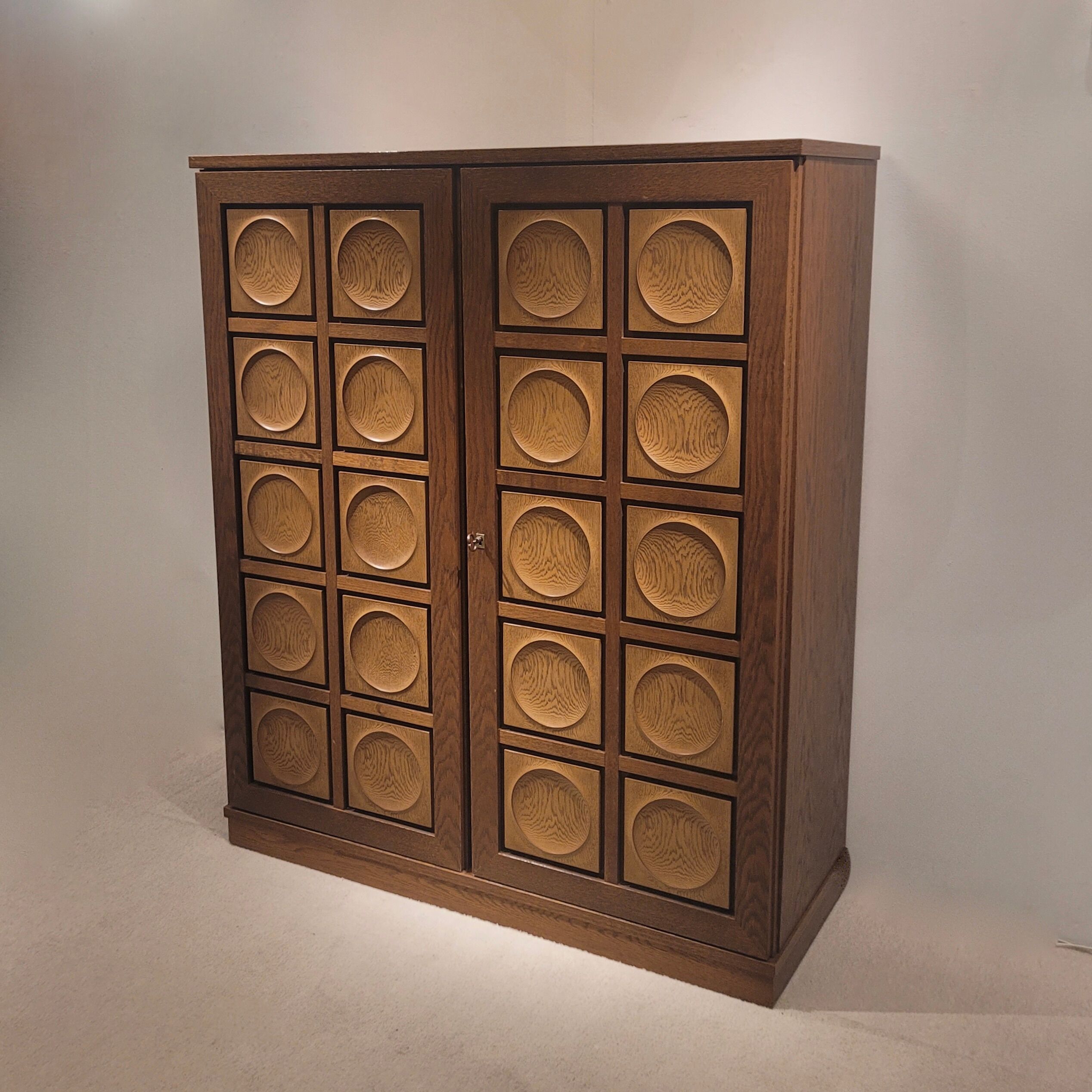 Brutalist buffet by Gerhard Bartels from the 1970s