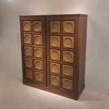 Brutalist buffet by Gerhard Bartels from the 1970s