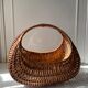Wicker gondola basket