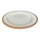 2 assiettes de présentation en porcelaine