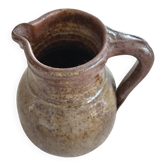 Vintage stoneware pitcher broc artisanal 1960s