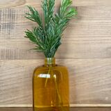 Amber glass apothecary jar