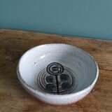 Empty pocket bowl signed Claire Célia Lambert in Dour