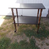 Wooden rolling table
