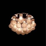 Kinkeldey globe and crystal ceiling light, Austria 1970s