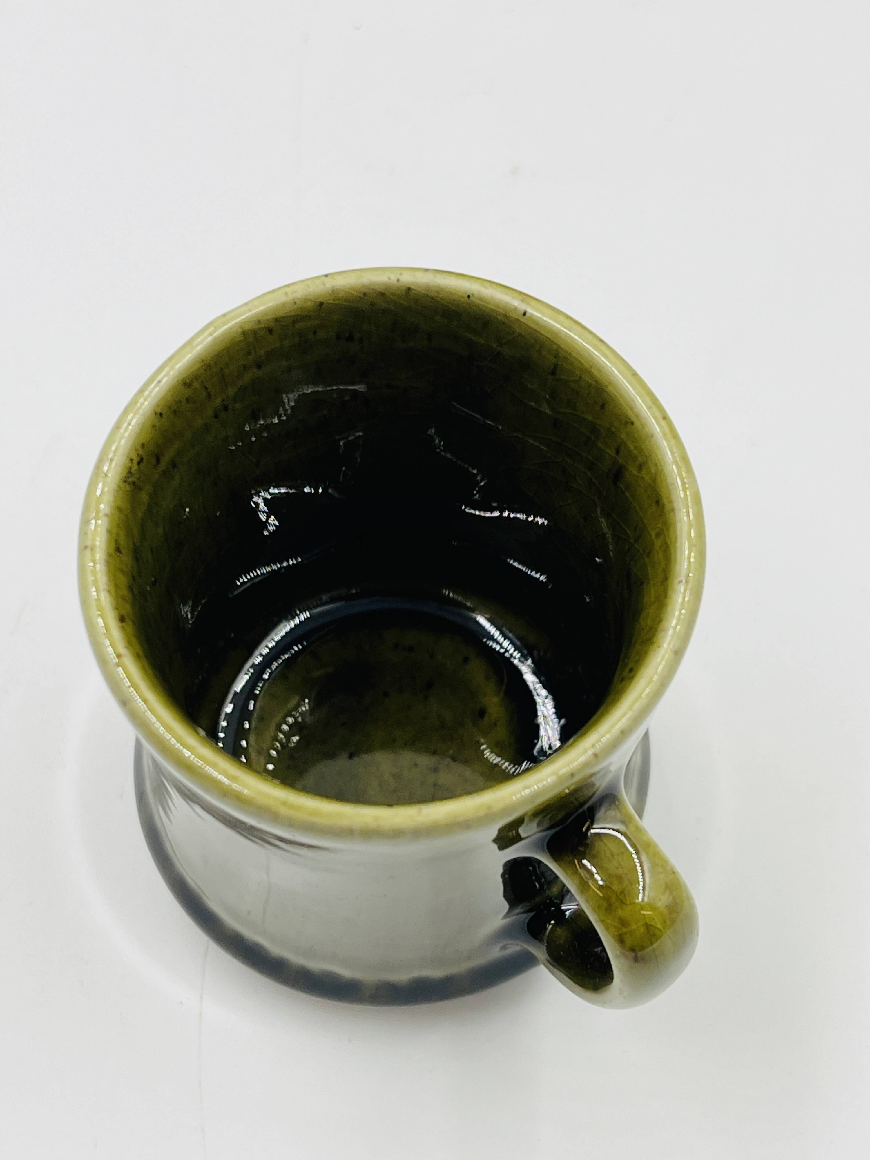 Lot 6 Espresso Cups Deco Hälsingborg Bari 15/1 Olive