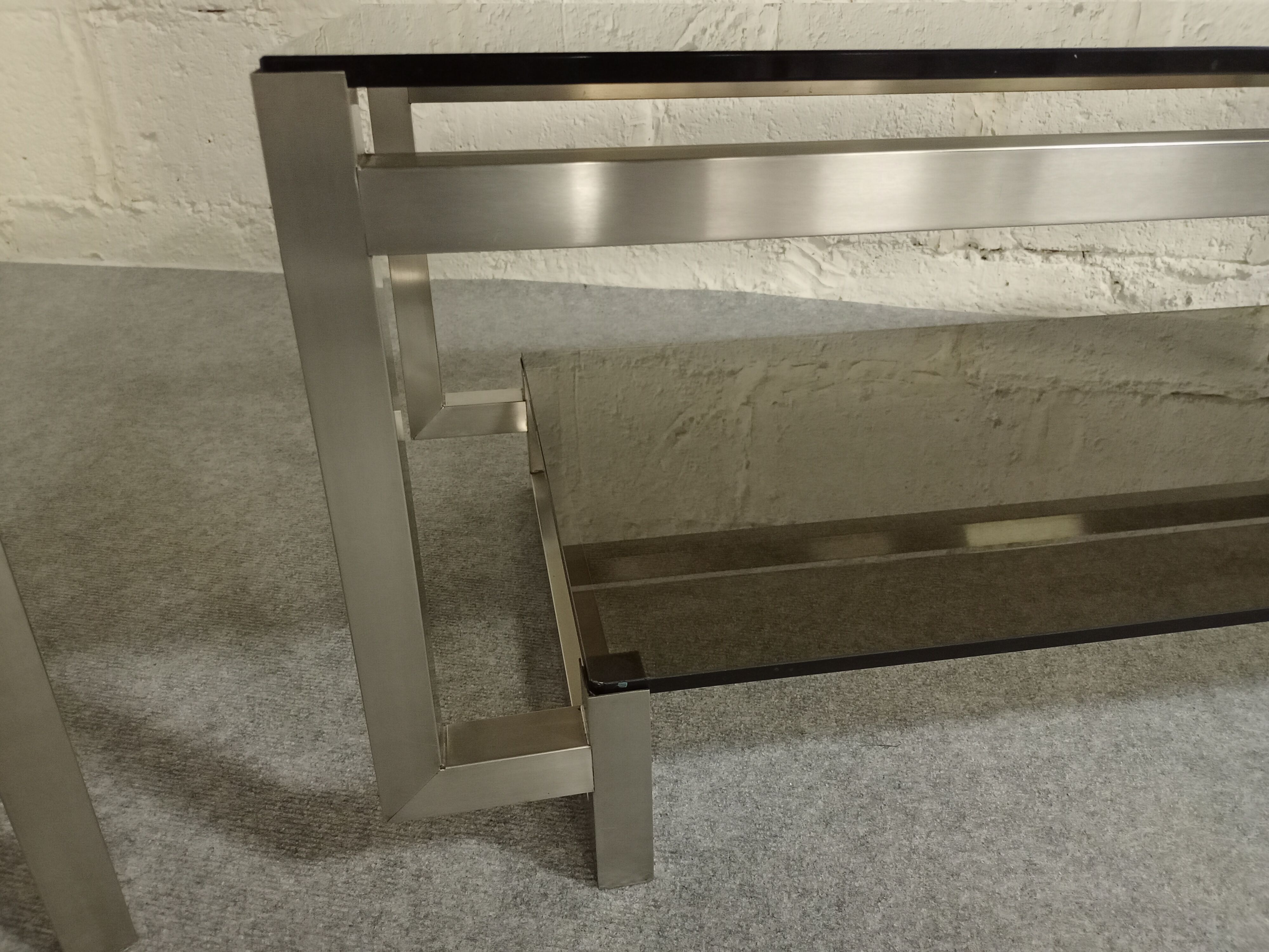 coffee table and sofa piece design of the 70s