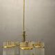 Mid-Century Italian Murano Glass Rod Chandelier, 1980s