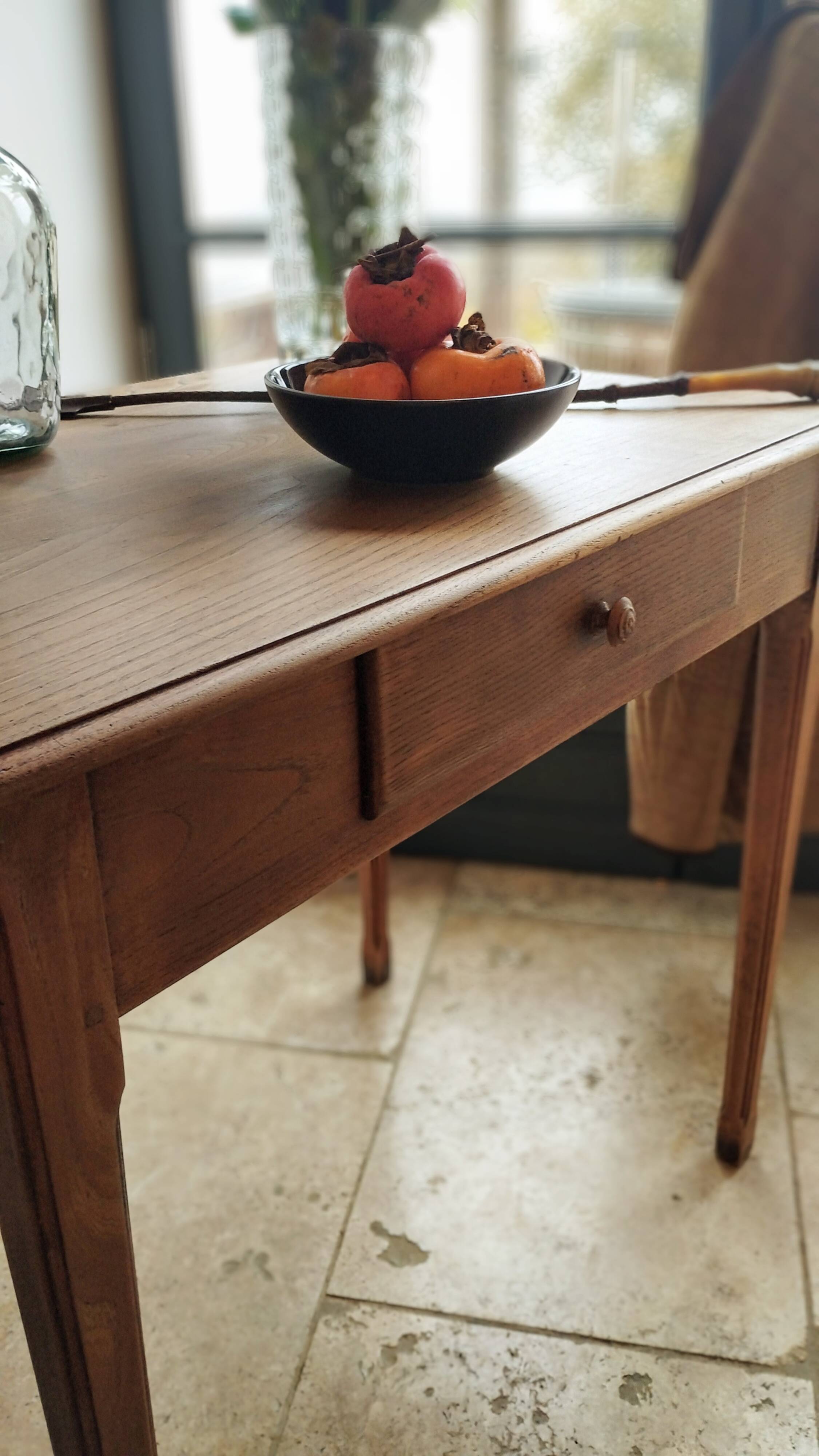 Oak side table