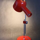 1960s Josef Hurka Red Desk Lamp for Napako , Czechoslovakia