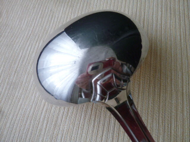 Silver metal soup ladle 10 G White metal