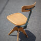 Chaise de bureau bois et métal