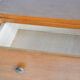 Commode vintage en bois pieds compas