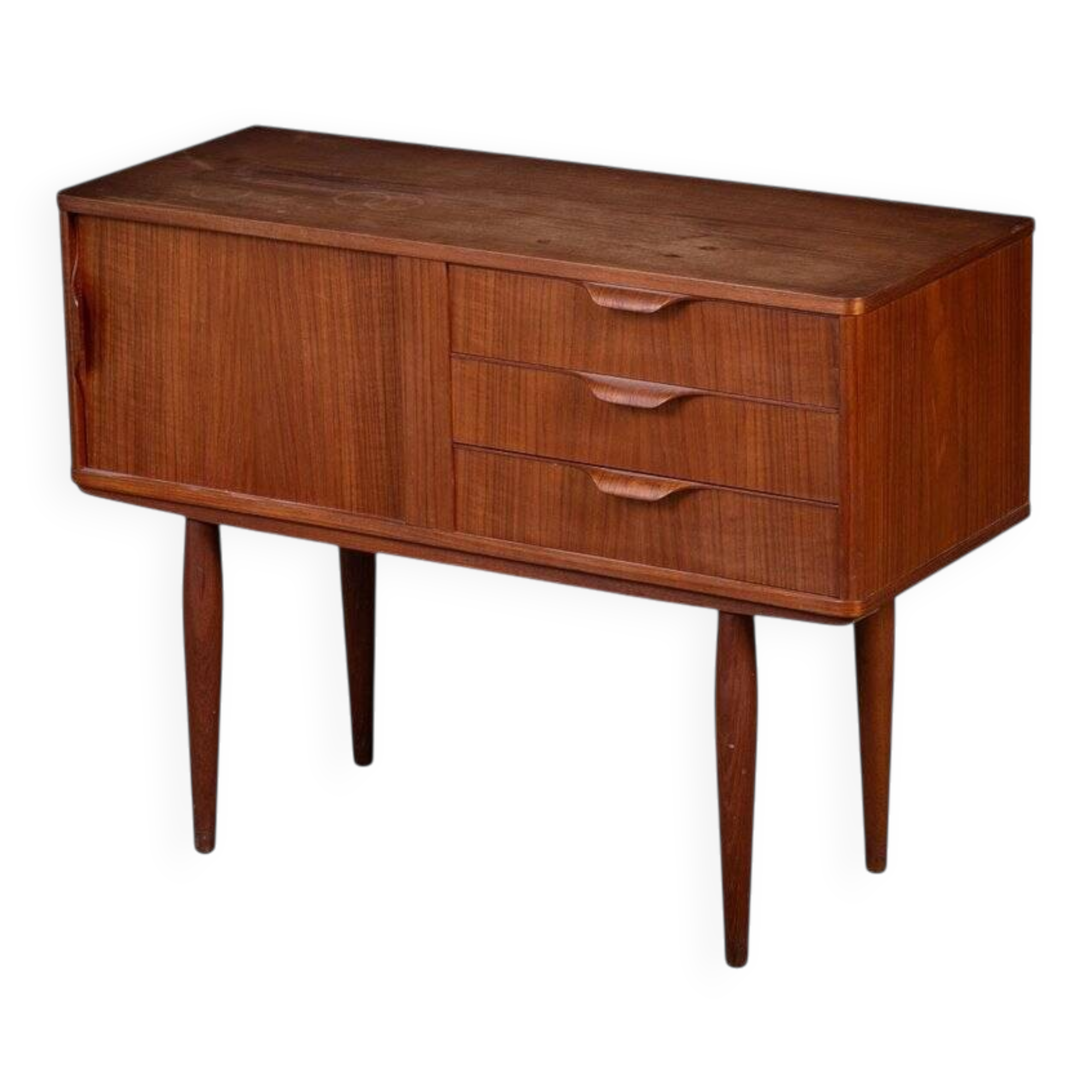 Teak commode attributed to Aksel Kjersgaard, Denmark, 1960s