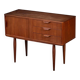 Teak commode attributed to Aksel Kjersgaard, Denmark, 1960s