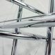 Theodore Waddell for Cassina 714 Tensegrity Chromed Steel Dining Table, 1980s