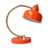 Vintage Orange metal lamp years 70