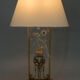 Lampe de table perroquet en cristal, années 1970