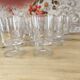 Set of 9 vintage Luminarc wine glasses, transparent Sweden model