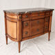 Louis XVI style commode in wood, marble top, 1900s.