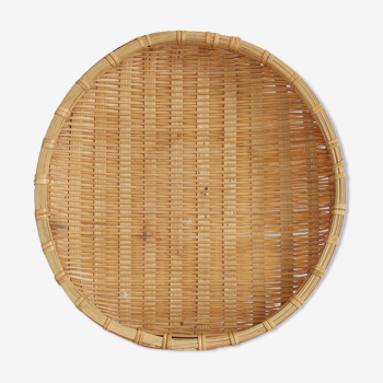 Round bamboo top