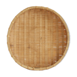Round bamboo top