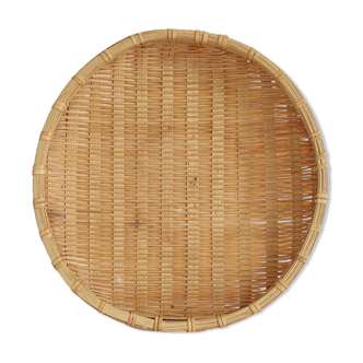 Round bamboo top